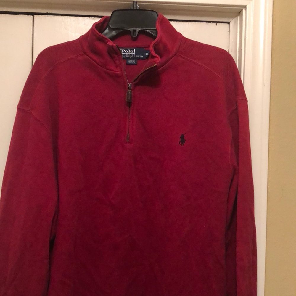 Polo 1/4 zip sweater